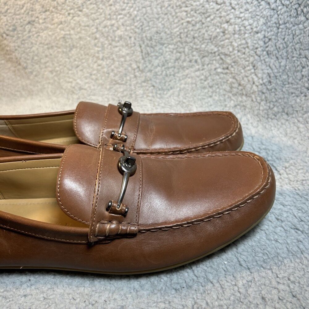 Coach Men's Leather M 9.5 D US Mott Driver FG2984 Brown Slip On Loafer Shoes - Picture 12 of 16